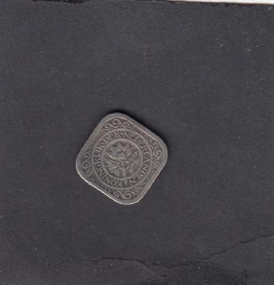 Beschrijving: 5 Cent WILHELMINA  